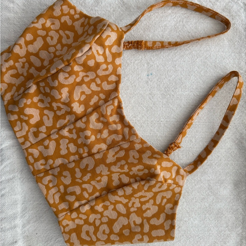 Leopard Print Crop Top